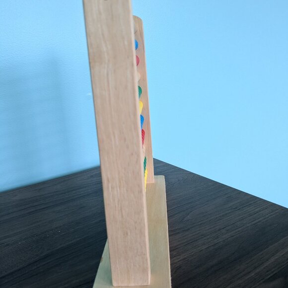 EUC Melissa & Doug Abacus - Classic Wooden Educational Counting Toy 100 Beads - Picture 3 of 6